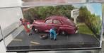 Peugeot 203 diorama 1:43 in vitrinedoosje, Ophalen of Verzenden