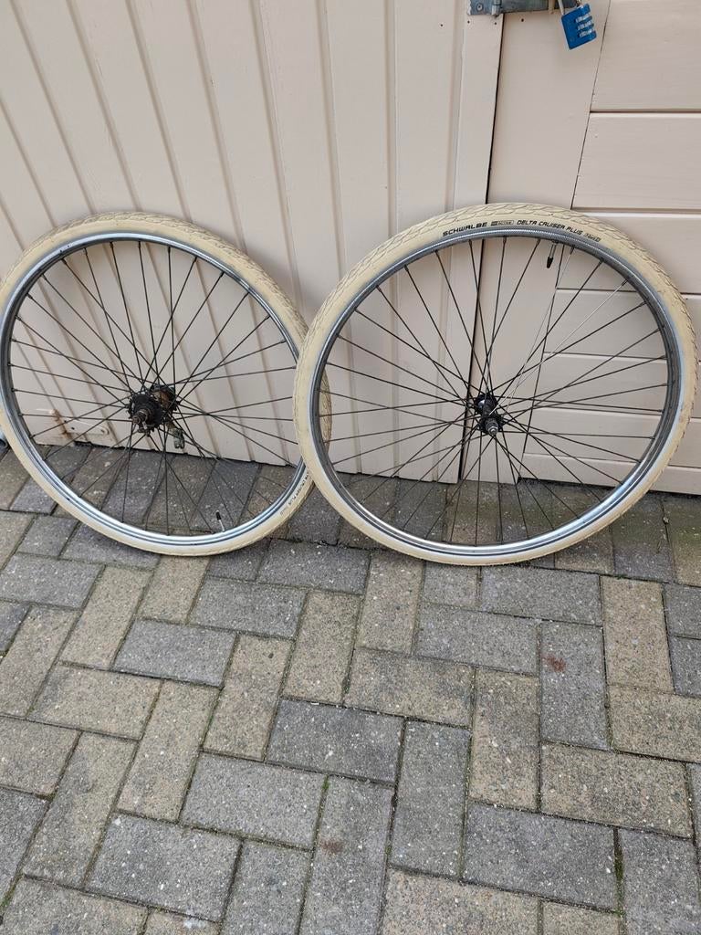 Fiets wielen 2 voor 10€, Fietsen en Brommers, Fietsonderdelen, Ophalen, Wiel