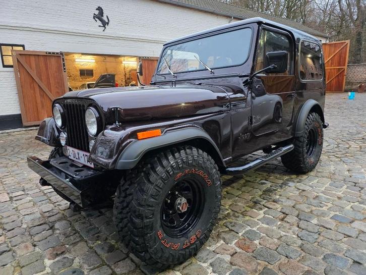 Jeep CJ7 V8, Auto's, Jeep, Particulier, CJ, 4x4, Android Auto, Bluetooth, Boordcomputer, Lederen bekleding, Sportstoelen, Zetelverwarming