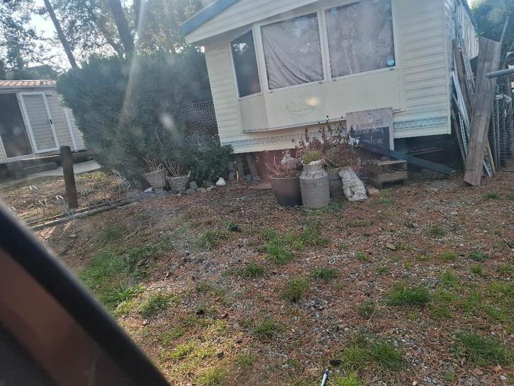 Caravan 11x4 opknapper op vakantiepark blauwe meer in lommel, Caravanes & Camping, Caravanes, Particulier, jusqu'à 3, Autre, 8 mètres et plus