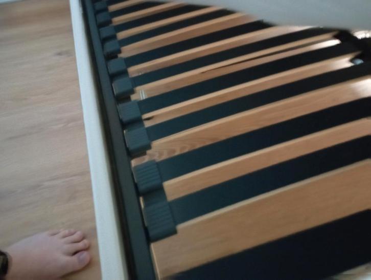 Eenpersoonsbed, Maison & Meubles, Chambre à coucher | Lits, Comme neuf, Une personne, Blanc, Enlèvement