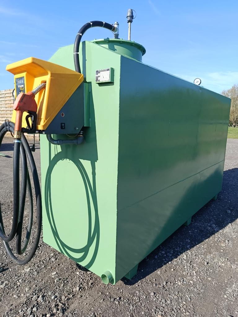 Dubbelwandige mazouttank, Ophalen, Gebruikt