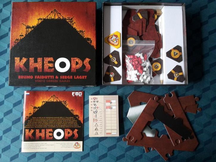 Nieuw spel Kheops, 2 spelers, White Goblin, + 1 gratis promo, Hobby en Vrije tijd, Gezelschapsspellen | Bordspellen, Nieuw, Een of twee spelers