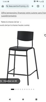 Chaise de bar, Ikea, Huis en Inrichting, Ophalen, Nieuw, Zwart, Eén