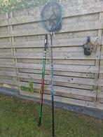 vaste hengel voor karper + schepnet, Ophalen, Zo goed als nieuw, Vaste hengel