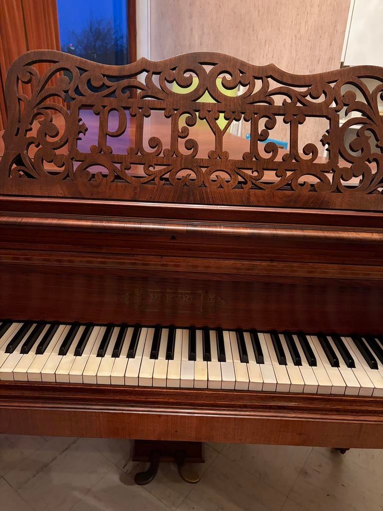 Pleyel prachtige semi-concert vleugel 1918, Ophalen, Zo goed als nieuw, Vleugel