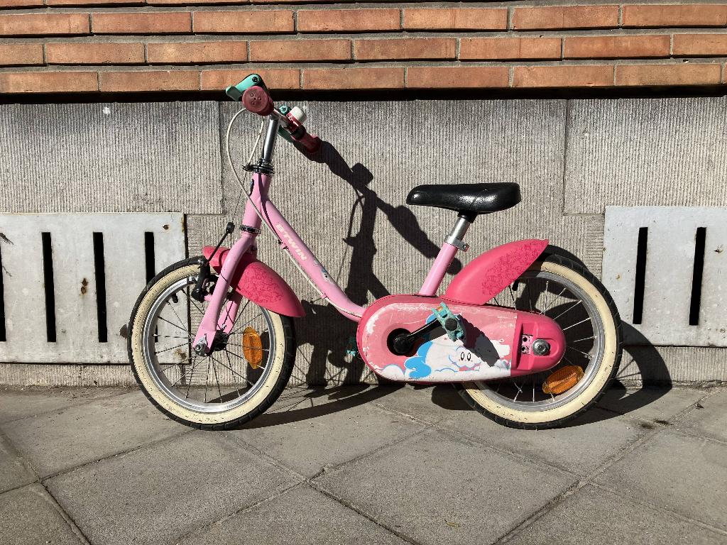 Velo enfant B-twin rose, Enlèvement, Utilisé, Moins de 16 pouces, B-Twin