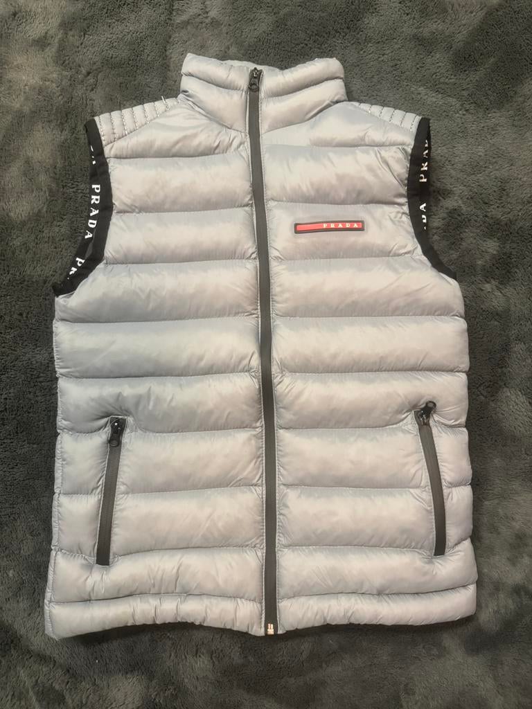 Prada Bodywarmer, Kleding | Heren, Bodywarmers, Verzenden, Nieuw, Maat 46 (S) of kleiner, Grijs