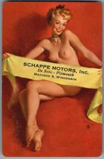 speelkaart - LK14114 - Schappe motors, Winsconsin, Verzamelen, Speelkaarten, Jokers en Kwartetten, Verzenden, Zo goed als nieuw