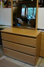 commode-ladenkast met spiegel, Ophalen, Nieuw, 3 of 4 laden, Overige houtsoorten
