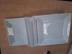 5 borden vierkant, Ophalen of Verzenden, Zo goed als nieuw, Bord(en)
