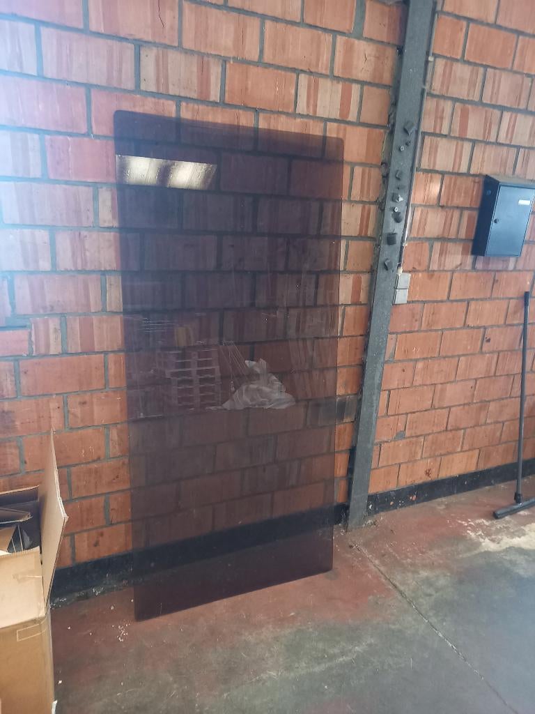 Getind glaspaneel GRATIS, Doe-het-zelf en Bouw, Ophalen, Zo goed als nieuw, 80 tot 120 cm, 160 cm of meer