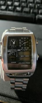 Citizen Ana Digi temp, Verzenden, Staal, Staal, Citizen