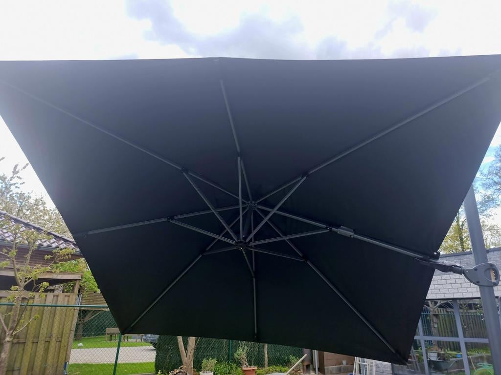 Zweefparasol Buis Le Duc 3x3m, Tuin en Terras, Parasols, Ophalen, Zweefparasol