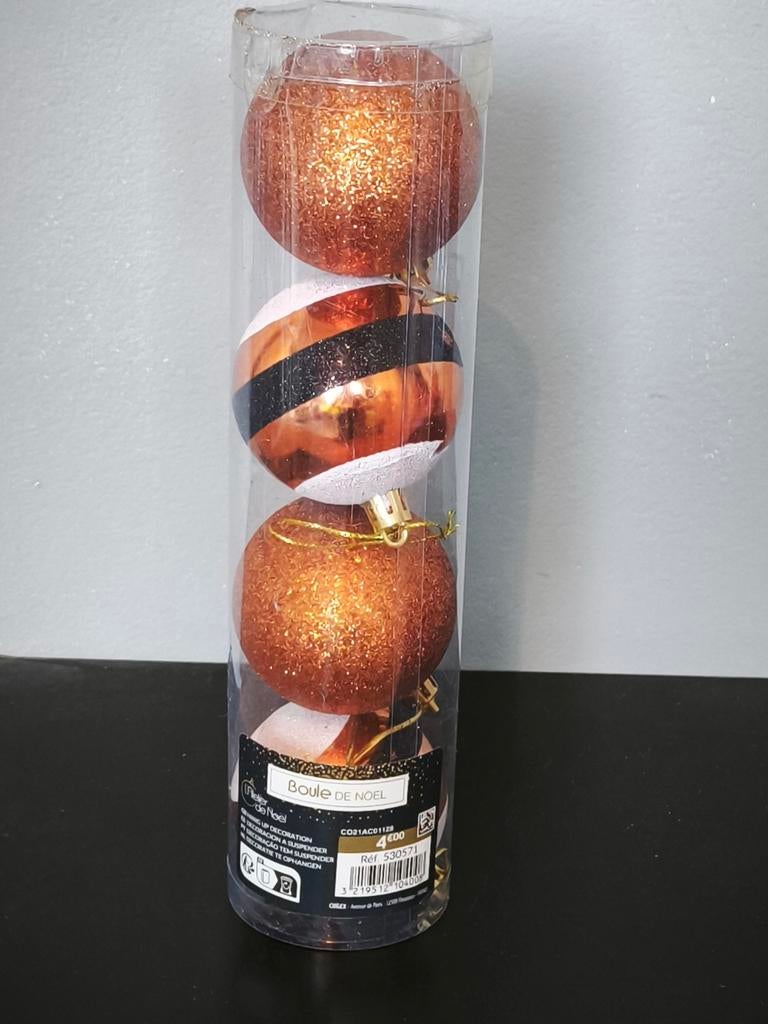 Tube de boules de Noël, Divers, Enlèvement ou Envoi, Neuf