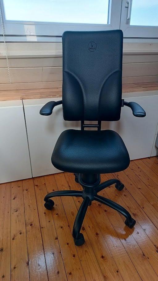 bureaustoel Spinalis Apollo, Maison & Meubles, Chaises de bureau, Comme neuf, Chaise de bureau, Noir, Ergonomique, Enlèvement
