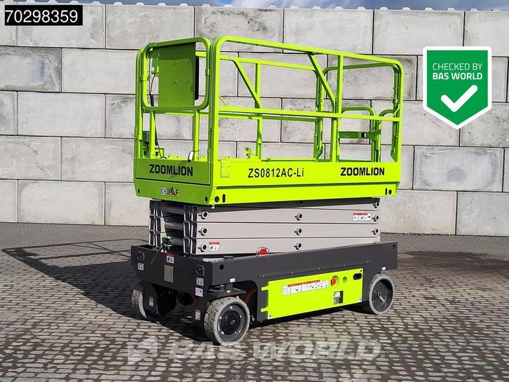 Zoomlion ZS0812AC-Li 8 M - Factory Warranty - CE-Certified, Articles professionnels, Machines & Construction | Ascenseurs, Échafaudages & Échelles