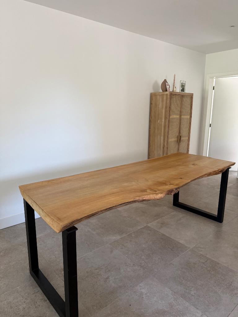 Eettafel, Huis en Inrichting, Tafels | Eettafels, Ophalen, 200 cm of meer, 50 tot 100 cm, Zo goed als nieuw