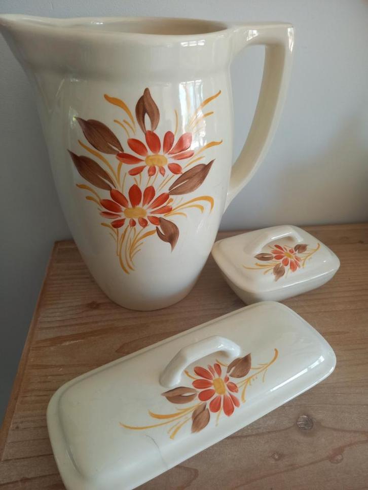 Ensemble de lampes vintage des années 1960 par Boch - Motif, Antiquités & Art, Antiquités | Services (vaisselle) pièces, Enlèvement ou Envoi