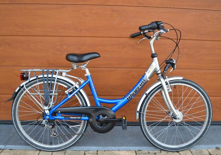 Minerva lady city. 24 inch. Topstaat, 100% perfect. Npr 350€, Fietsen en Brommers, Fietsen | Meisjes, Gebruikt, 24 inch, Handrem