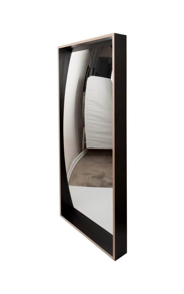 Miroir Smile Bol Length Marron noir 150x38cm (KJH133), Hobby & Loisirs créatifs, Articles de fête, Neuf, Décoration, Enlèvement ou Envoi