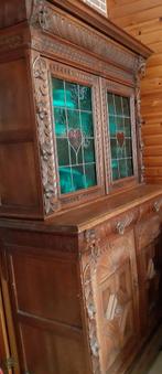 Meuble tête de lion/ancien buffet/antique à donner gratuit, Antiquités & Art, Enlèvement