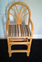Rotan kinderstoel , bijzetstoel bamboe, Ophalen, Zo goed als nieuw, Overige typen