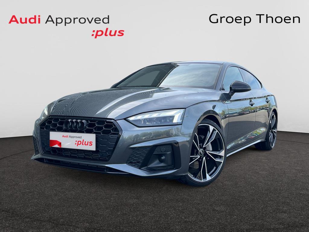 Audi A5 Sportback A5 Sportback 40 TFSI Competition OPF S tro, Automaat, 158 g/km, Lederen bekleding, https://public.car-pass.be/vhr/9096d4c0-5ffa-4513-8d08-55d8a7d23a98