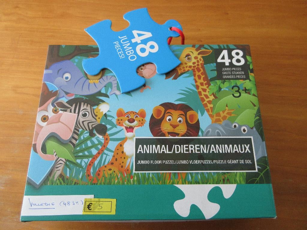 Vloerpuzzel Jumbo dieren, Ophalen of Verzenden