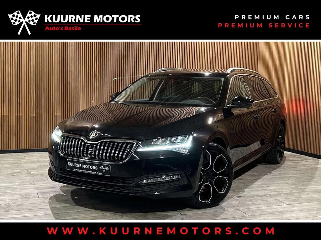 Skoda Superb Combi 2.0 TDI DSG Alu19"/Led/Cam/Gps *1j garant, Commande vocale, Entreprise, 1968 cm³, Noir