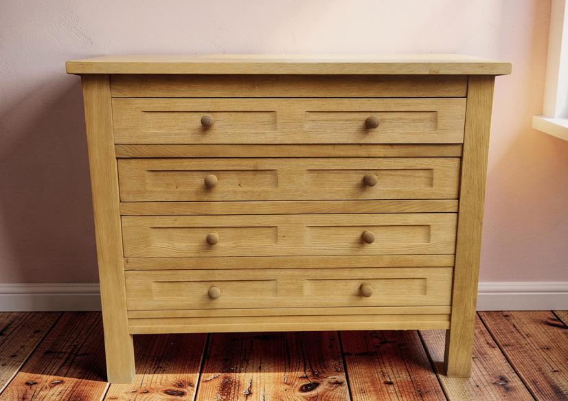 Commode en bois – style naturel - réservée, Ophalen