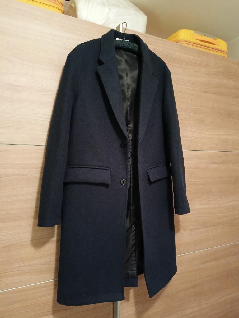 Mantel + broek (heren)- nooit gedragen, Kleding | Heren, Jassen | Winter, Ophalen, Zara, Zo goed als nieuw, Maat 48/50 (M)