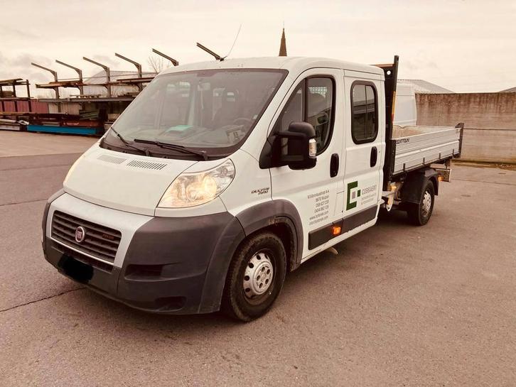 Fiat ducato dubbele cabine/diesel 3 L 103000 km, Auto's, Fiat, Bedrijf, Ducato, Achteruitrijcamera, Diesel, Ophalen