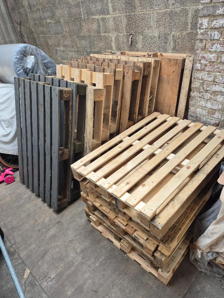 lot de palette ( 40 euros le lot ou 2 euros pcs), Moins de 200 cm, Autres essences de bois, Enlèvement, Utilisé