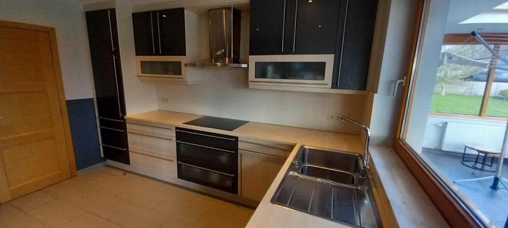 Cuisine équipée IXINA (2008), Maison & Meubles, Cuisine | Cuisines complètes, Utilisé, Autres types, Bleu, Bois, Brillant ou Laqué