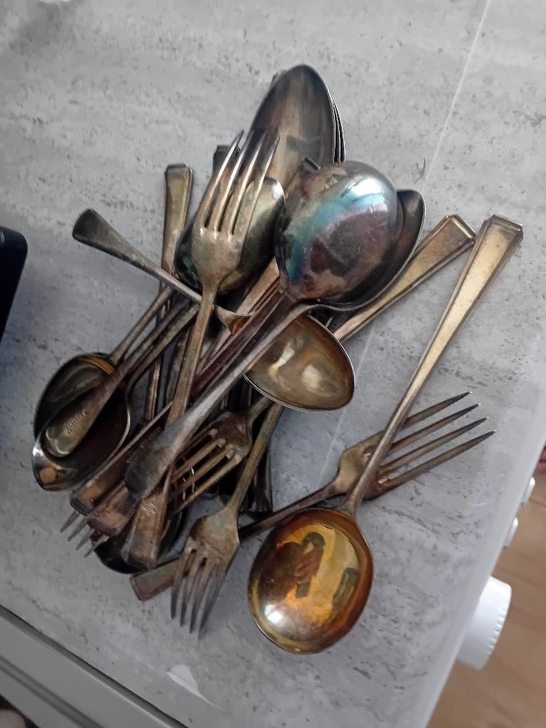 Argent métal  argenté  1.5 kilo, Antiquités & Art, Enlèvement ou Envoi, Argent