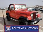 Jeep CJ-7 | 1986 | Route 66 Auctions, Jeep, Zwart, Bedrijf, Handgeschakeld