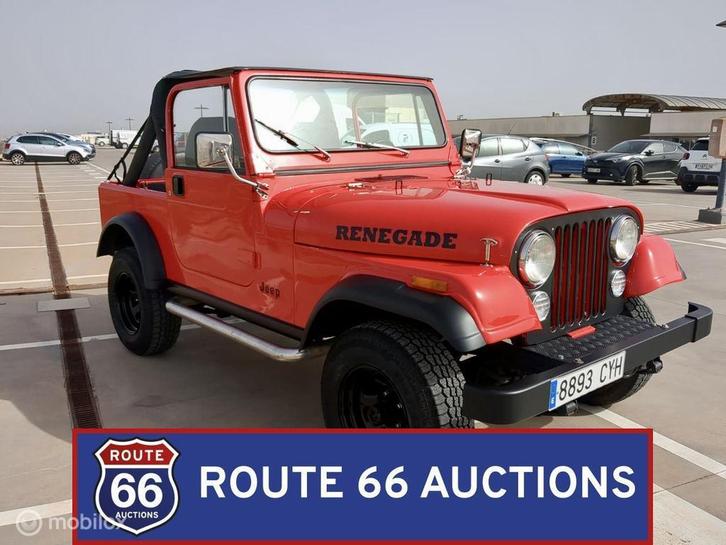 Jeep CJ-7 | 1986 | Route 66 Auctions, Auto's, Oldtimers, Bedrijf, Te koop, Jeep, Benzine, Overige carrosserie, Handgeschakeld