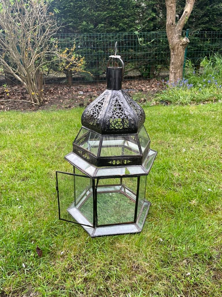 Marokkaanse lamp, Jardin & Terrasse, Éclairage extérieur, Enlèvement, Utilisé, Verre