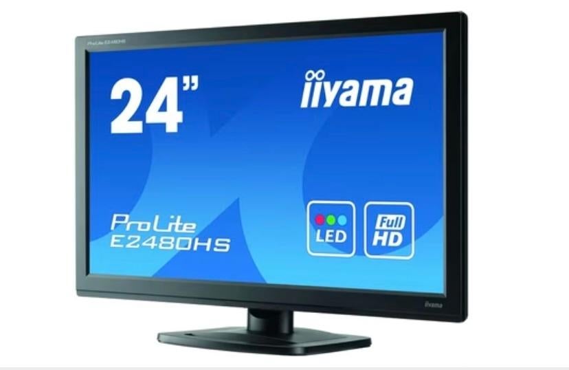 Monitor 24 Inch iiyama Prolite E2482HS, Computers en Software, Monitoren, Zo goed als nieuw, LED, HD, Ophalen