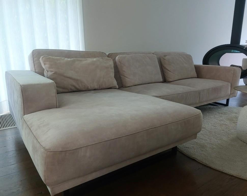 Salon à trois places, Maison & Meubles, Canapés | Salons, Trois personnes, 100 à 125 cm, 250 à 300 cm, Banc d'angle