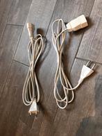2 VERLENGKABELS, NİEUWSTAAT !!, Enlèvement ou Envoi, Comme neuf, Câble ou Fil électrique