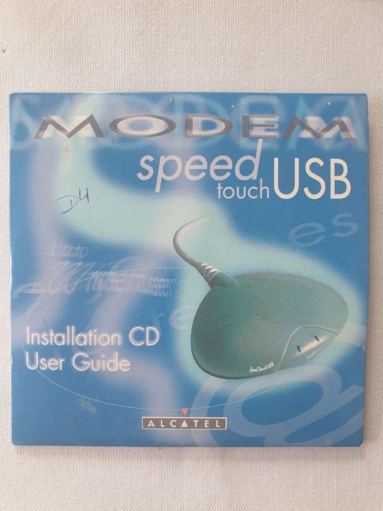 CD Installation / user guide Modem Alcatel Speed Touch USB, Ophalen