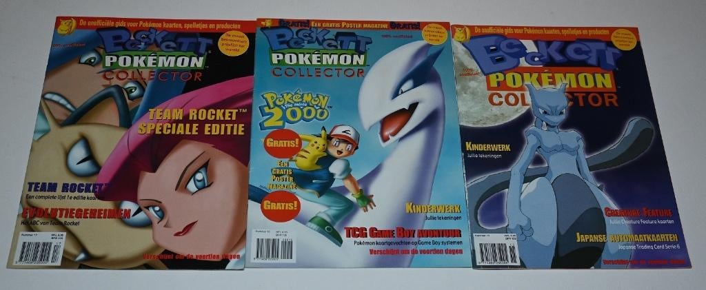 Pokemon / 16 Beckett Magazines + 1 postermagazine, Hobby en Vrije tijd, Verzamelkaartspellen | Pokémon, Gebruikt, Boek of Catalogus