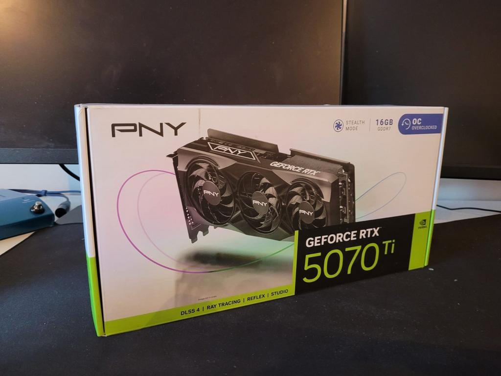 5070 ti 16gb ram nieuw sealed, Computers en Software, Videokaarten, Ophalen, DisplayPort, PCI-Express 4, Nieuw