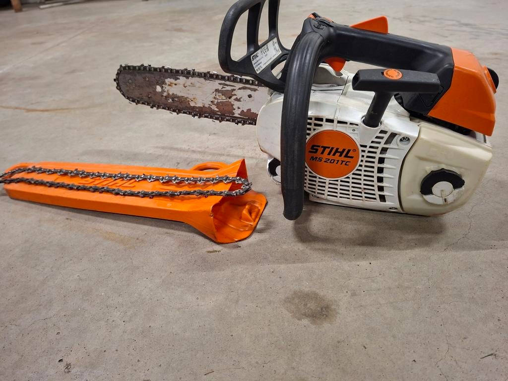 Boomzaag Stihl MS 201 TC, Jardin & Terrasse, Outils à main, Enlèvement, Utilisé, Autres types, Stihl