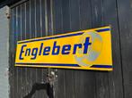 Panneau d'affichage en émail Englebert Tires, Enlèvement, Utilisé, Panneau publicitaire