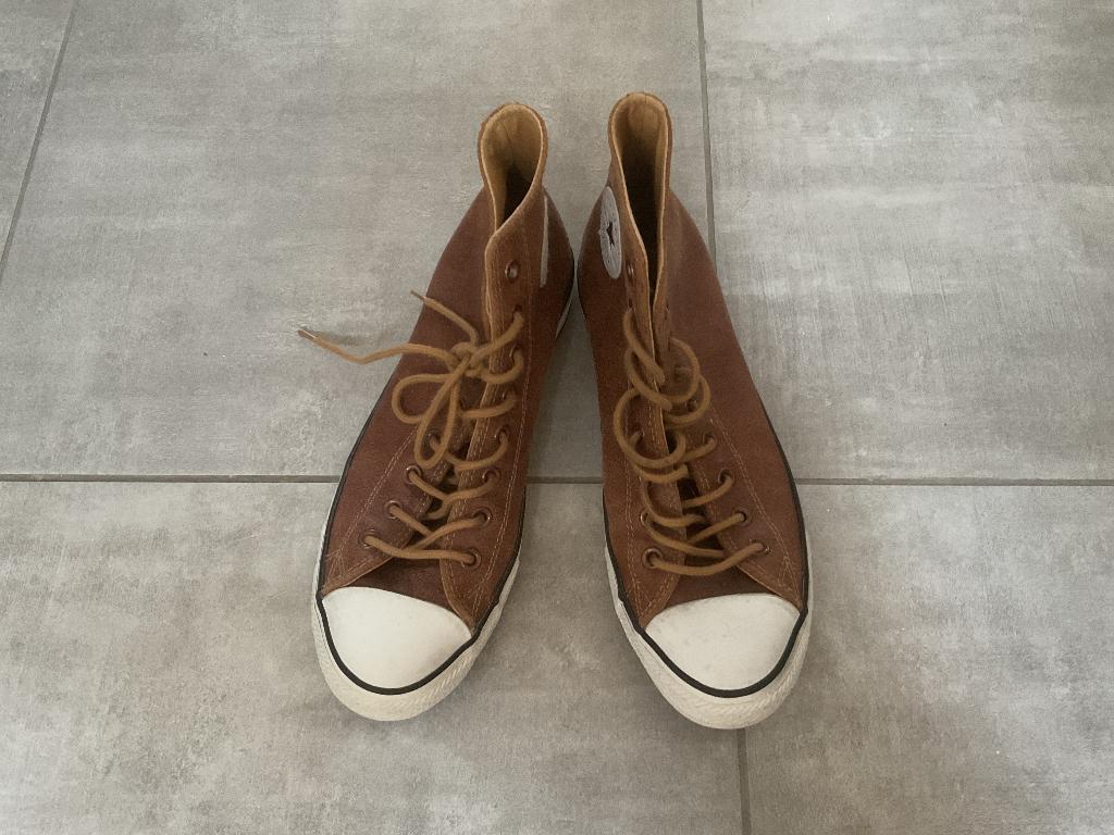 Schoenen , CONVERSE / ALL STARS. LEDER, Vêtements | Hommes, Chaussures, Chaussures à lacets, Comme neuf, Brun, Enlèvement