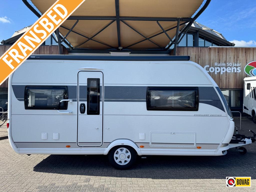 Hobby Excellent Edition 460 UFE, Caravanes & Camping, Caravanes, jusqu'à 4, 1000 - 1250 kg, Banquette en rond, Hobby, Lit dans la longueur