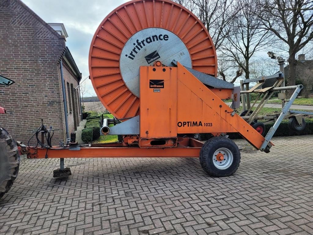 Irrifrance regenhaspel 100- 450, Jardin & Terrasse, Tuyaux d'arrosage, Enlèvement, Comme neuf, Autres types